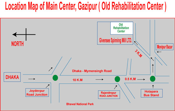 Location Map Gazipur